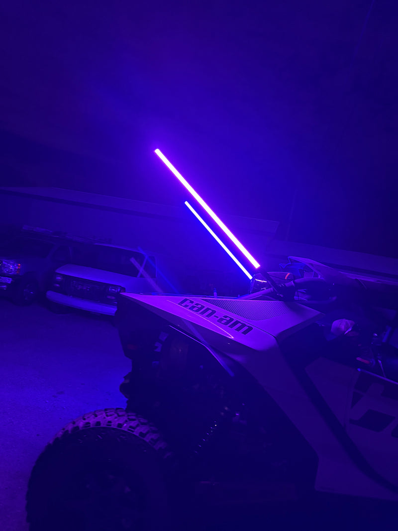 Lawless S1 Whips – Single Color Extreme Bright (4FT)