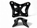 2017 - 2021 Can Am X3 Maverick EOD Radius Rod Plate with Tow Hook Black - Lawlessoffroadaccessories