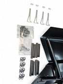 2017+ Can - Am Maverick X3 MAX 4 - Seat Aluminum EOD Volt Doors – Satin Black Finish - Lawlessoffroadaccessories