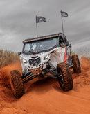 2017 to Current Can - Am X3 Maverick Machined Billet Front Winch Bumper (Clear Anodize) - Lawlessoffroadaccessories