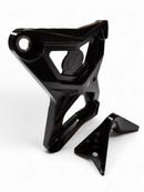 2020 - 2024 Polaris RZR Pro XP Radius Rod Plate with Tow Hook Black - Lawlessoffroadaccessories