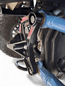 2020 - 2024 Polaris RZR Pro XP Radius Rod Plate with Tow Hook Black - Lawlessoffroadaccessories