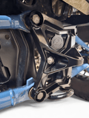 2020 - 2024 Polaris RZR Pro XP Radius Rod Plate with Tow Hook Black - Lawlessoffroadaccessories