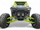 2022 - 2025 Polaris RZR Pro R, Pro S, Turbo R Machined Billet Front Winch Bumper (Black Anodize) - Lawlessoffroadaccessories