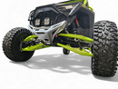 2022 - 2025 Polaris RZR Pro R, Pro S, Turbo R Machined Billet Front Winch Bumper (Clear Anodize) - Lawlessoffroadaccessories