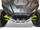 2022 - 2025 Polaris RZR Pro R, Pro S, Turbo R Machined Billet Front Winch Bumper (Clear Anodize) - Lawlessoffroadaccessories