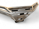 2022 - 2025 Polaris RZR Pro R, Pro S, Turbo R Machined Billet Front Winch Bumper (Clear Anodize) - Lawlessoffroadaccessories