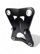 2022 - 2025 Polaris RZR Turbo R/Pro R Radius Rod Plate with Tow Hook Black - Lawlessoffroadaccessories