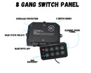 8 Gang Switch Panel with Bluetooth - Lawlessoffroadaccessories