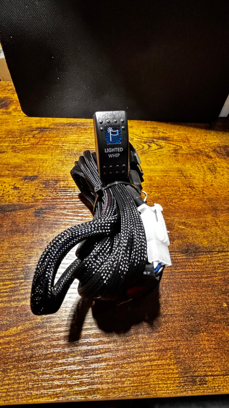 Lawless LED Whips Wiring Harness with Rocker Switch (Copy)