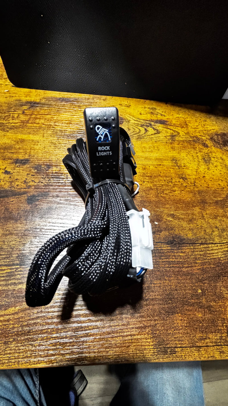 Lawless LED Rock Lights Wiring Harness with Rocker Switch, Relay, and Fuse (Copy)