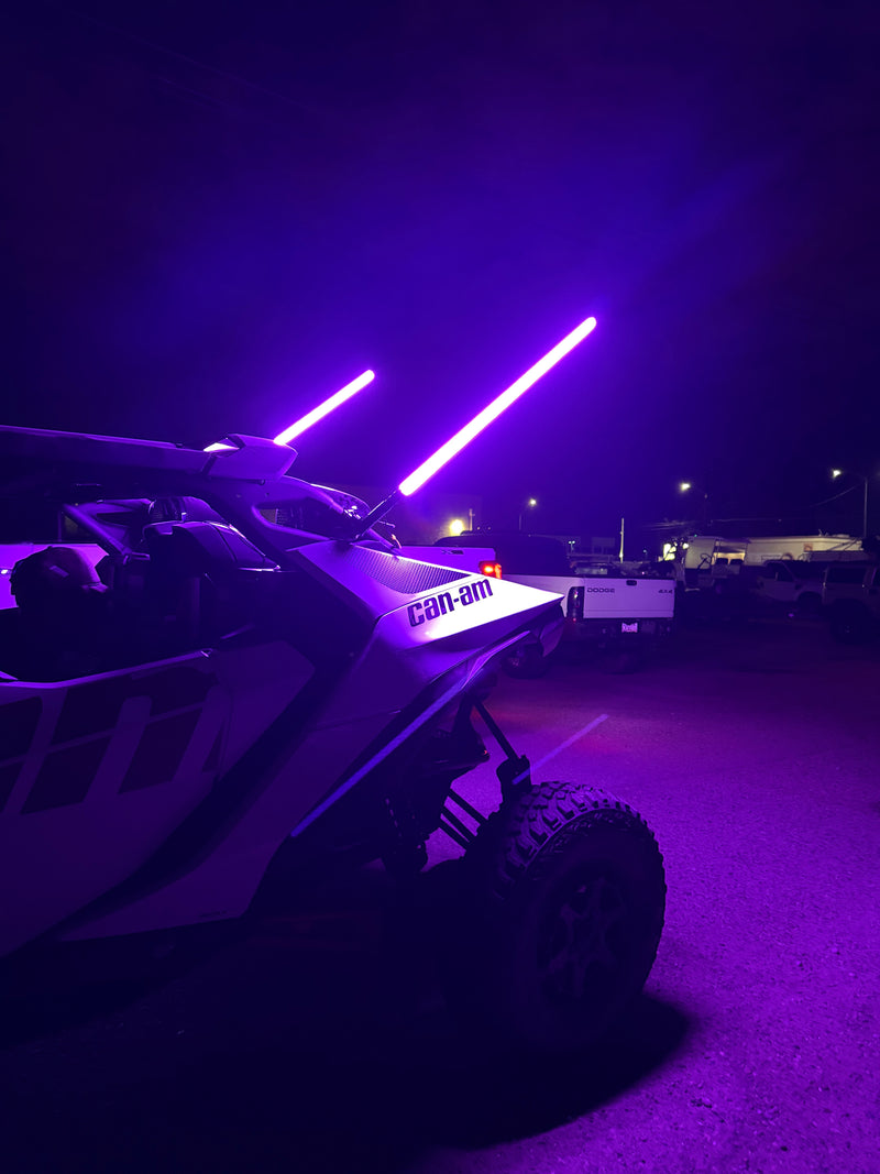 Lawless S1 Whips – Single Color Extreme Bright (4FT)