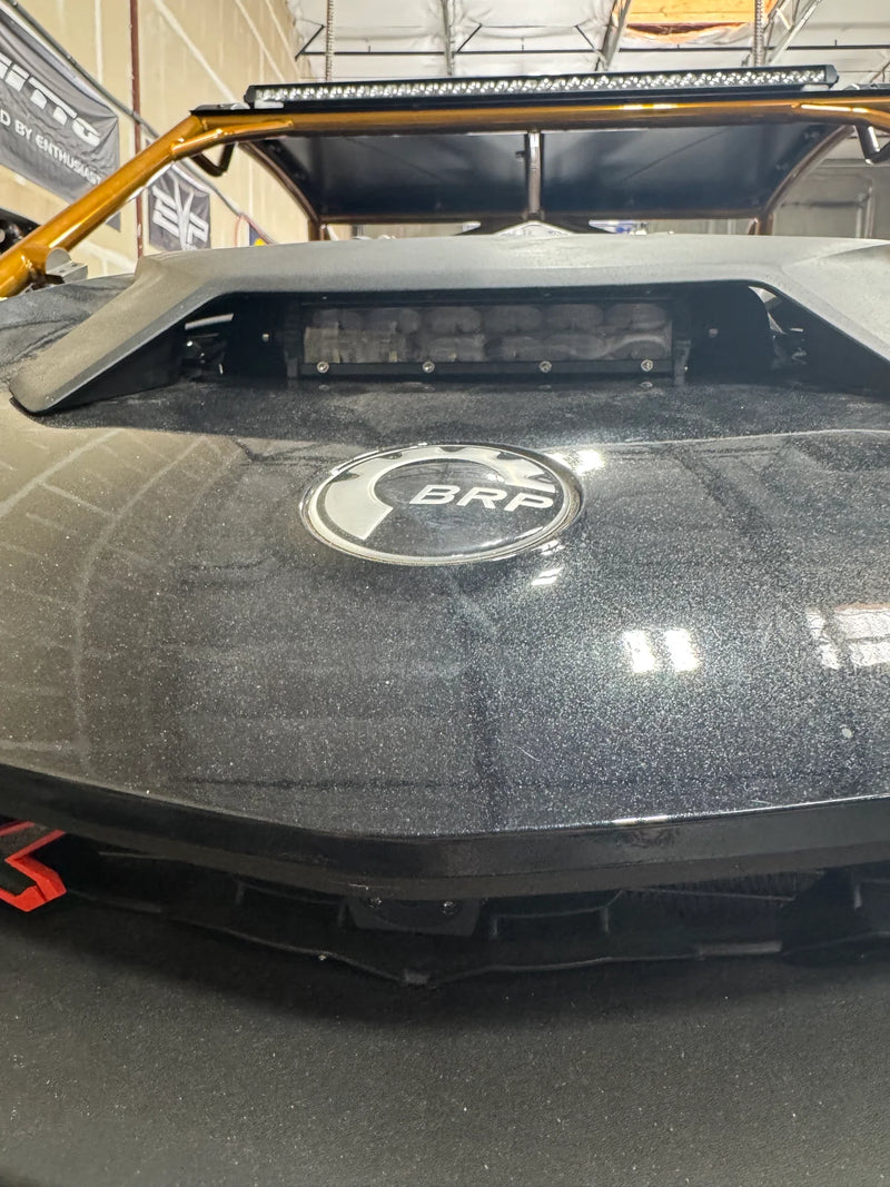 Can‑Am Maverick R 2024+ Hood Scoop 7″ Spot LED Light Kit – Plug‑and‑Play | Lawless Off‑Road