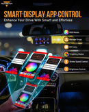 AR - 800 RGB Switch Panel with APP, Toggle/ Momentary/ Pulsed Mode Supported(One - Sided Outlet) - Lawlessoffroadaccessories