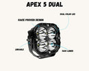 Cavalier Lighting Apex 5 Duals - Lawlessoffroadaccessories