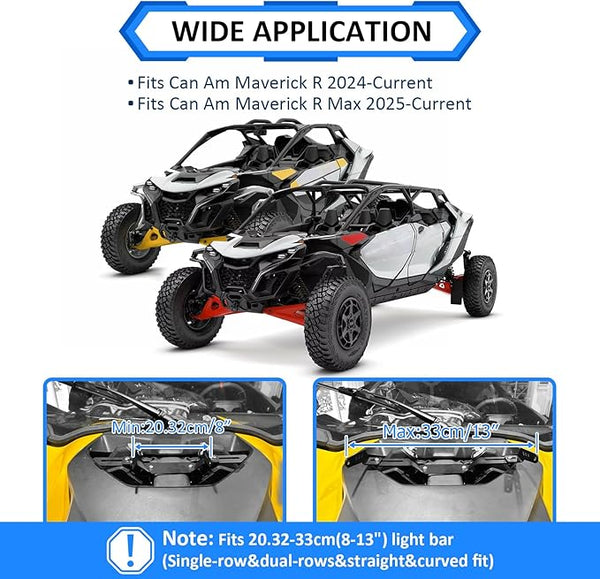 LED Front Grille Light for Can-Am Maverick Trail Sport Max 2018-2023 LED Front Grille Light for Can-Am Maverick Trail Sport Max 2018-2023