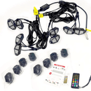 Lawless 210° Wide Emitting Angle Chasing Color LED Rock Light Kit - Lawlessoffroadaccessories