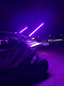 Lawless S1 Whips – Single Color Extreme Bright (4FT) - Lawlessoffroadaccessories