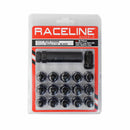 RLUG - CS20B (16 Pack 12x1.5 Spline Black CS Pack) - Lawlessoffroadaccessories