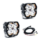 Squadron 2.0 Sport Black LED Auxiliary Light Pod Pair - Universal - Lawlessoffroadaccessories