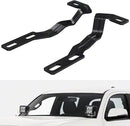 Toyota Tacoma 3rd Gen Hood Hinge Ditch Light Mount Brackets (2016–2023) – Heavy - Duty Auxiliary Light Mount Kit | Black Powder - Coated Steel | Pair - Lawlessoffroadaccessories