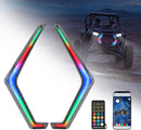 Turn Signal Fang Lights with Chasing Color Compatible with 2019 - 2022 Polaris RZR XP 1000 Turbo - Lawlessoffroadaccessories