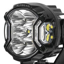 V - ULTRA Series | 3 Inch 108W LED Side Shooter White Pod Lights with Amber DRL - Lawlessoffroadaccessories