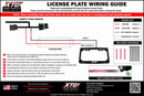 XTC UTV or Motorcycle 6″ Led License Plate Frame - Lawlessoffroadaccessories